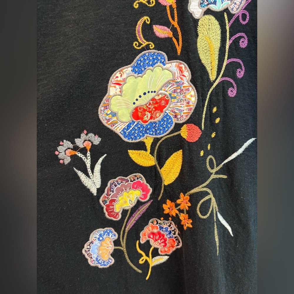 Johnny Was Biya TARIA APPLIQUE CARDIGAN - Picture 13 of 13